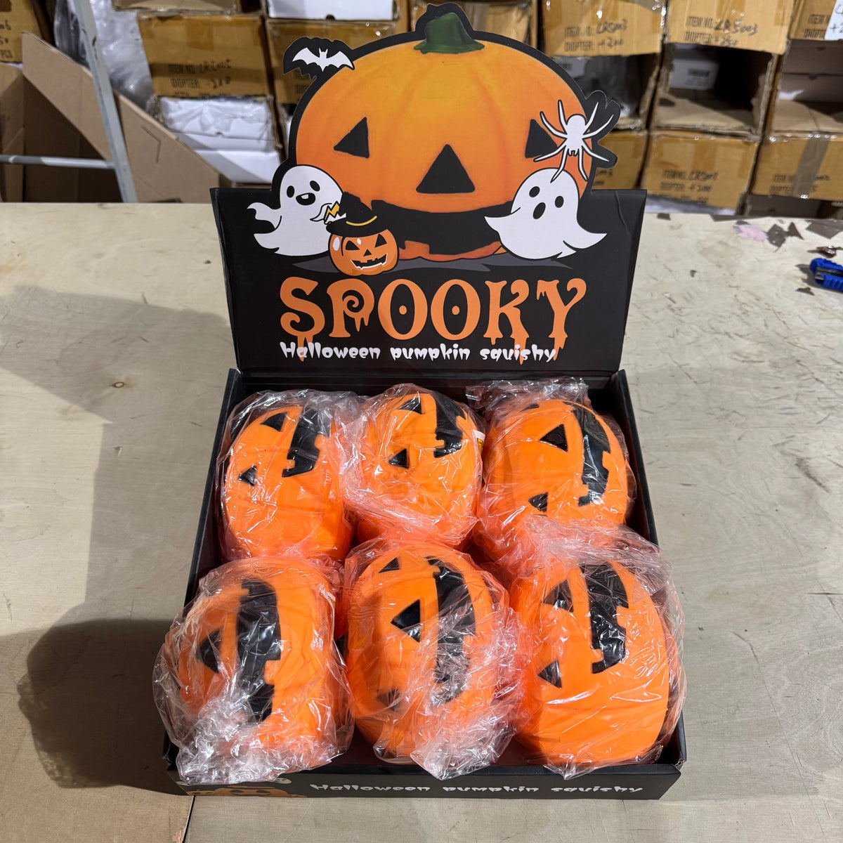 Pumpkin Head Squishy