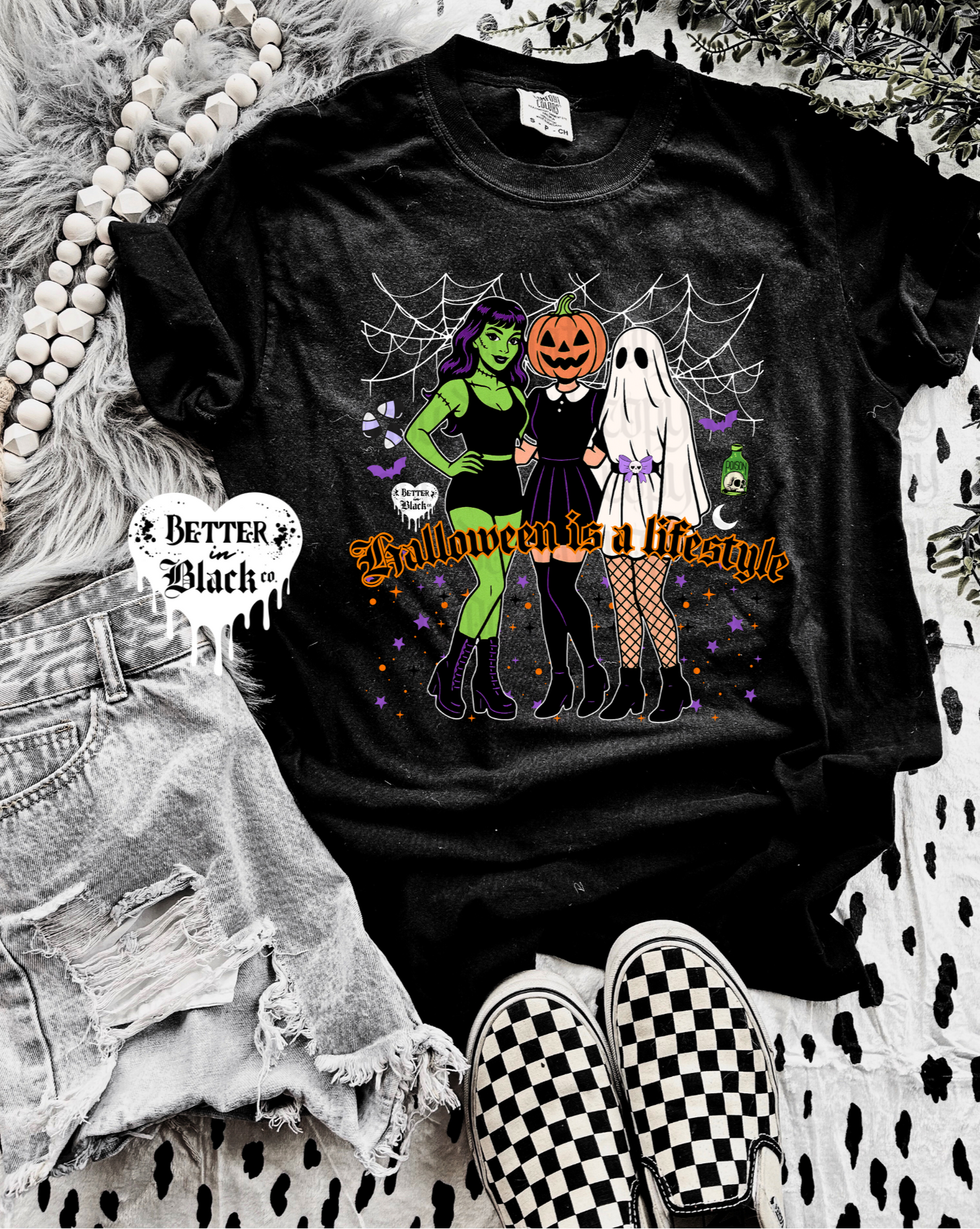 Halloween is a lifestyle - Adult Unisex - Short Sleeve Tee OR Sweatshirt