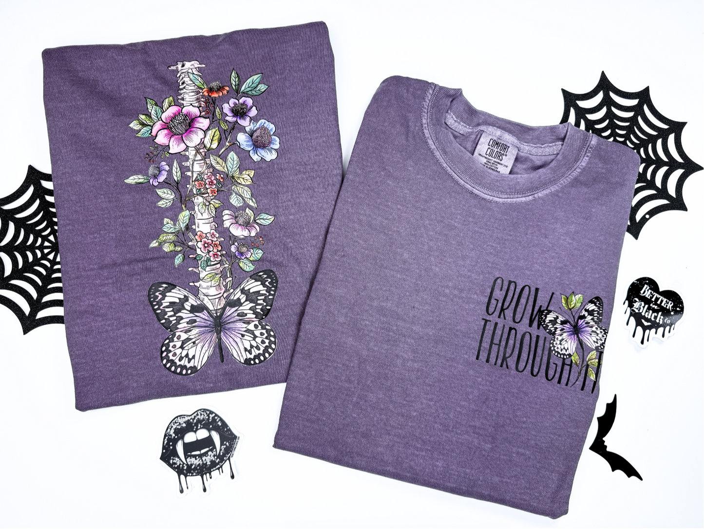 Grow through it (front and back) - Adult Unisex Tee