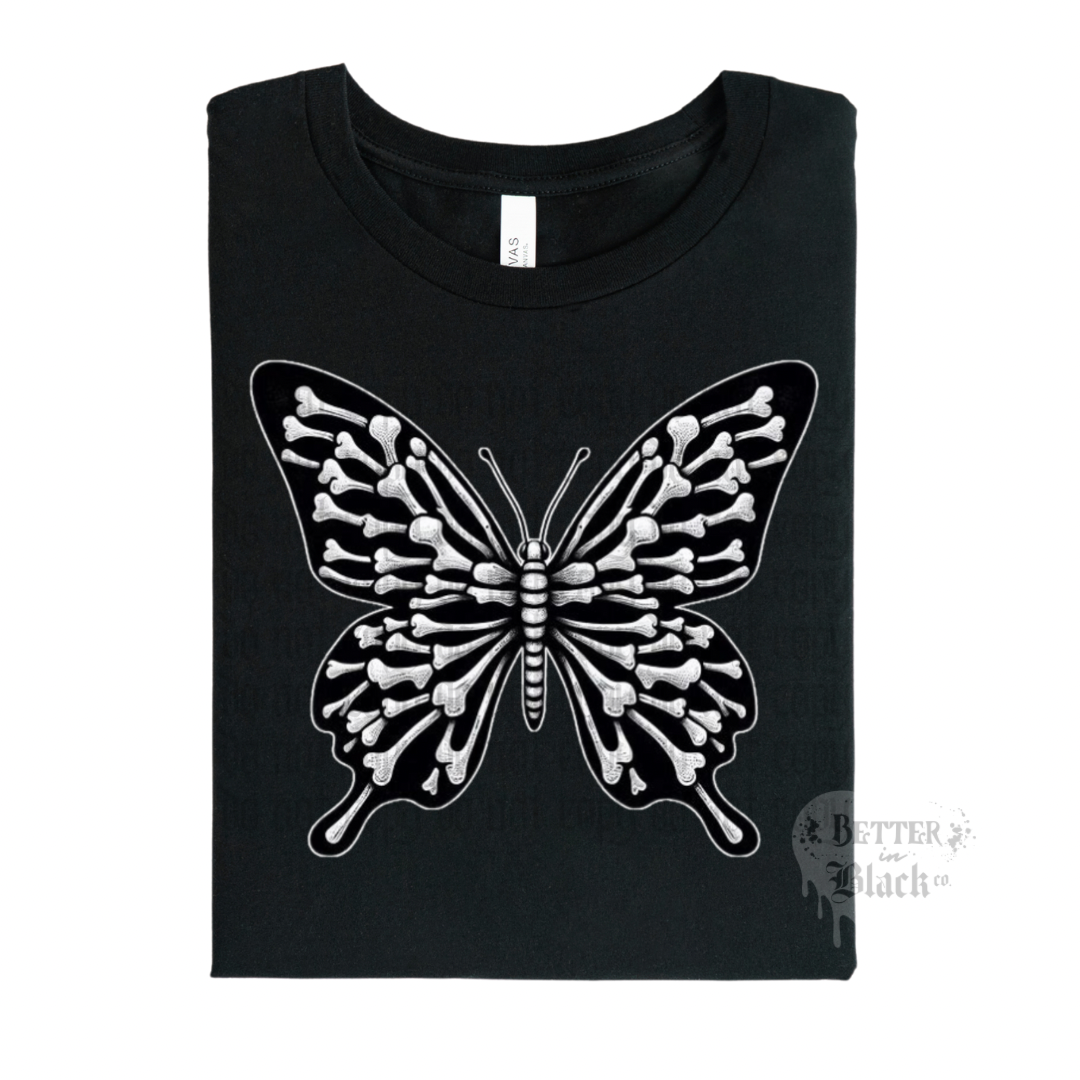 Butterfly Bones  - Unisex Short Sleeve Tee