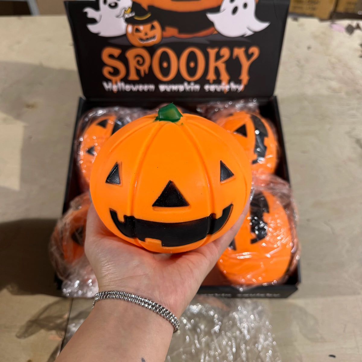Pumpkin Head Squishy