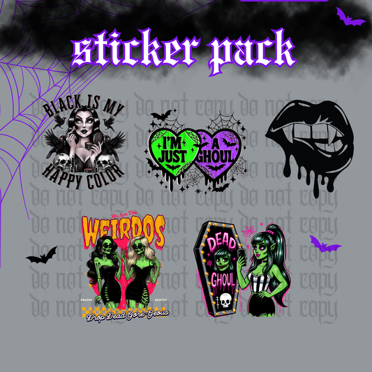 Core Collection Sticker Pack - Pack of 5