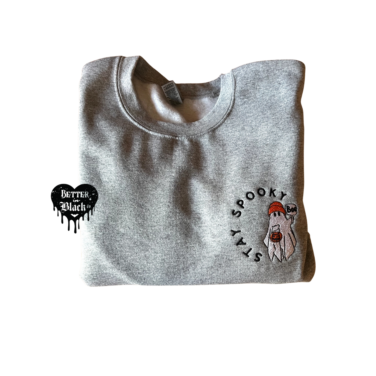 Spooky Season - Embroidery Sweatshirt - Pre Closed these are extra.