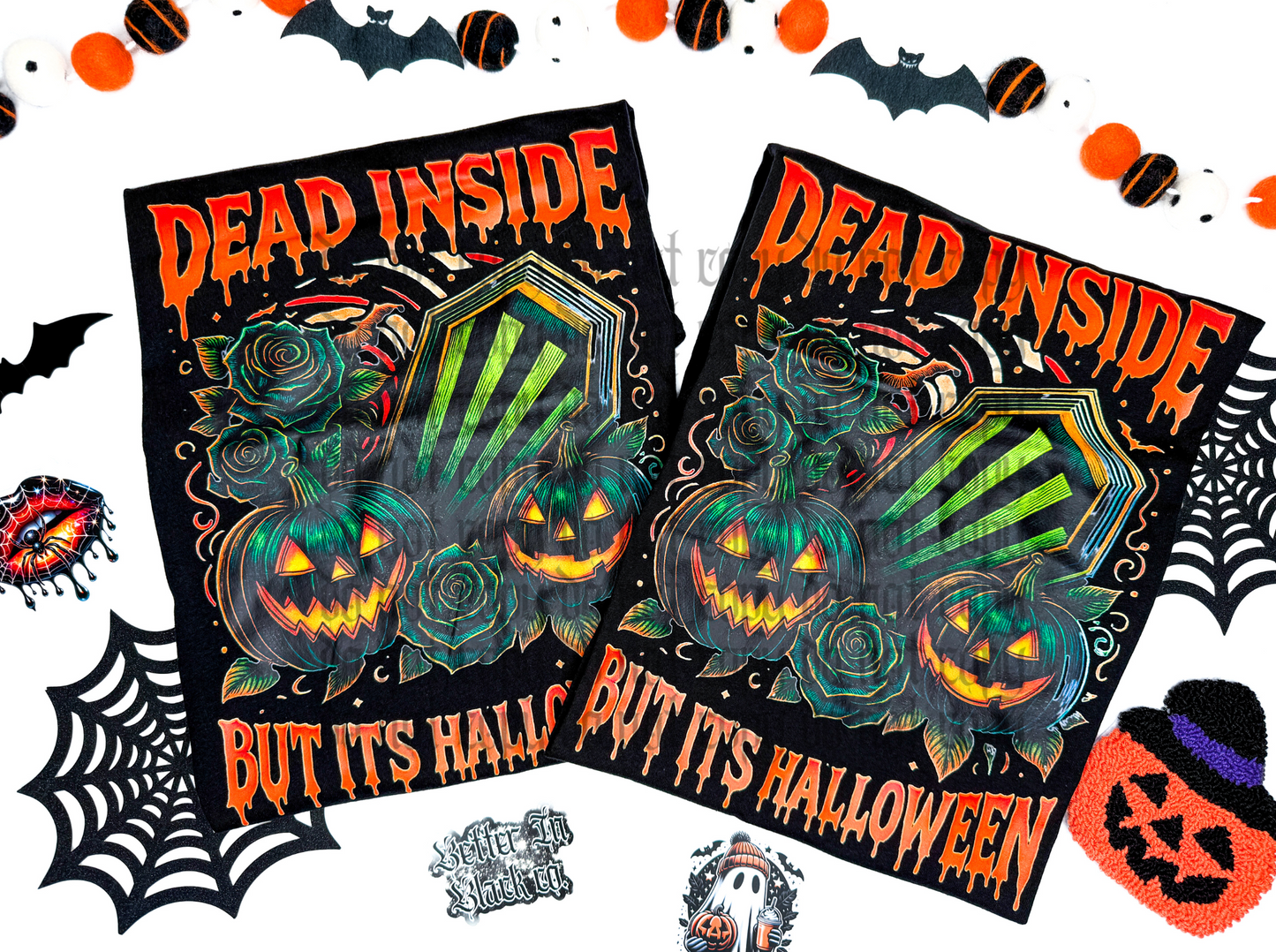Dead Inside But it's Halloween  - Adult Unisex - Short Sleeve Tee