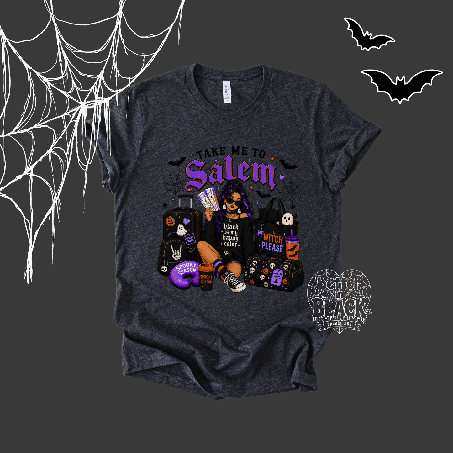 Take me to Salem MA - Adult Unisex - Short Sleeve Tee