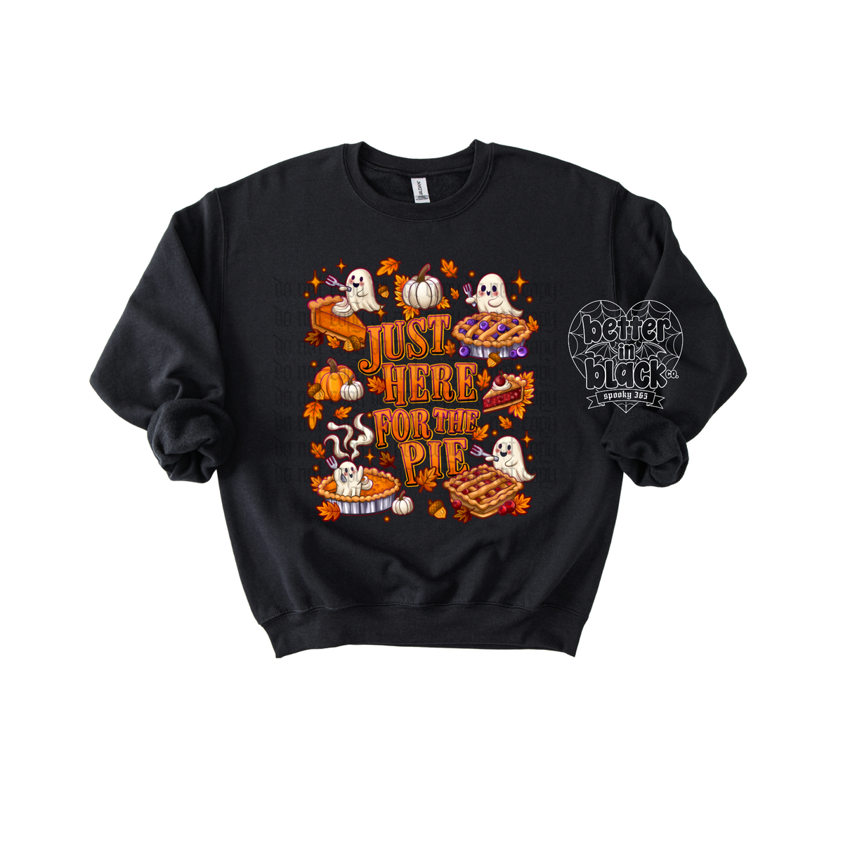 Just here for the pie - Adult Unisex Sweatshirt