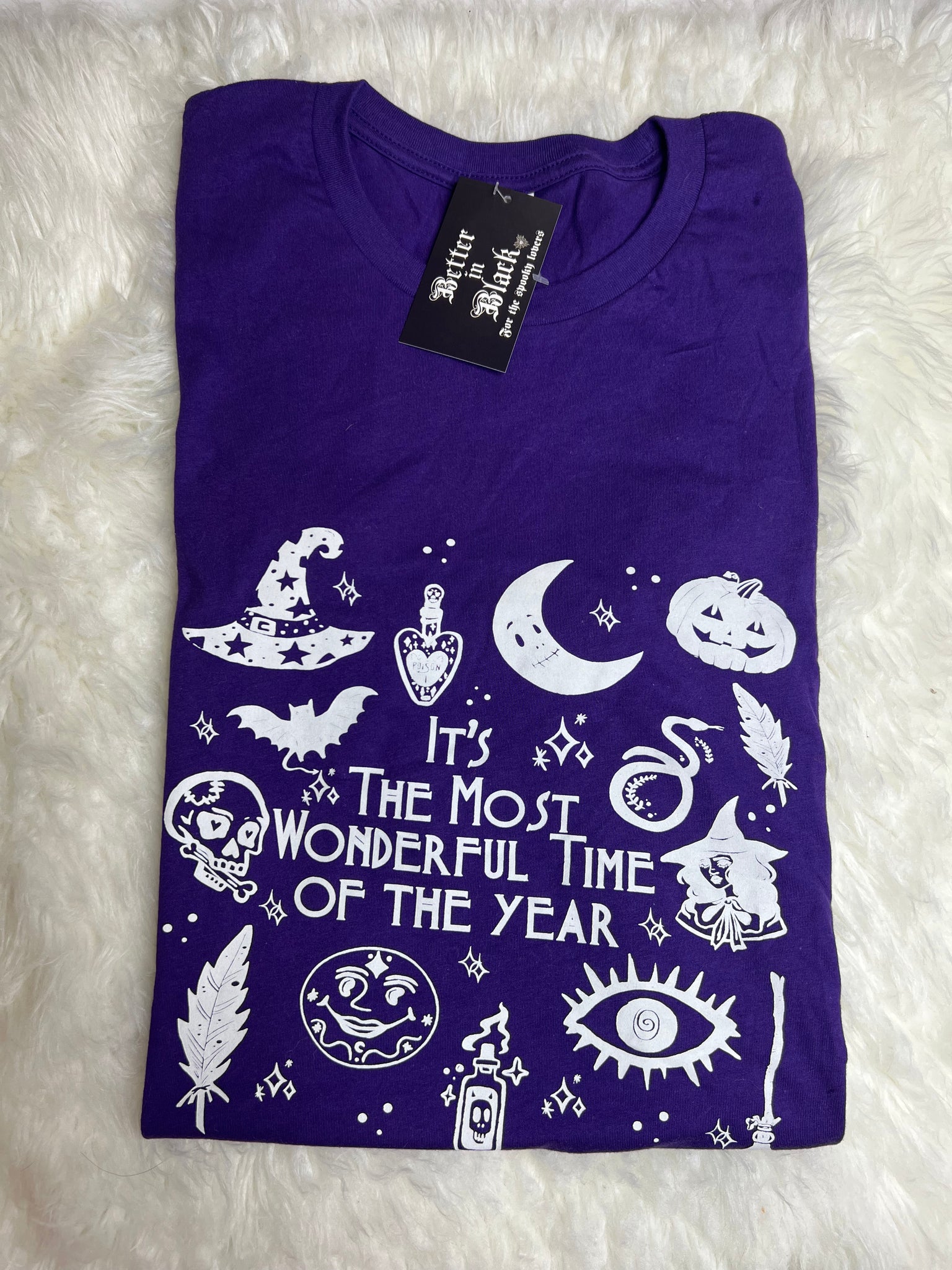 It’s the most wonderful time of the year — Purple Large Tee