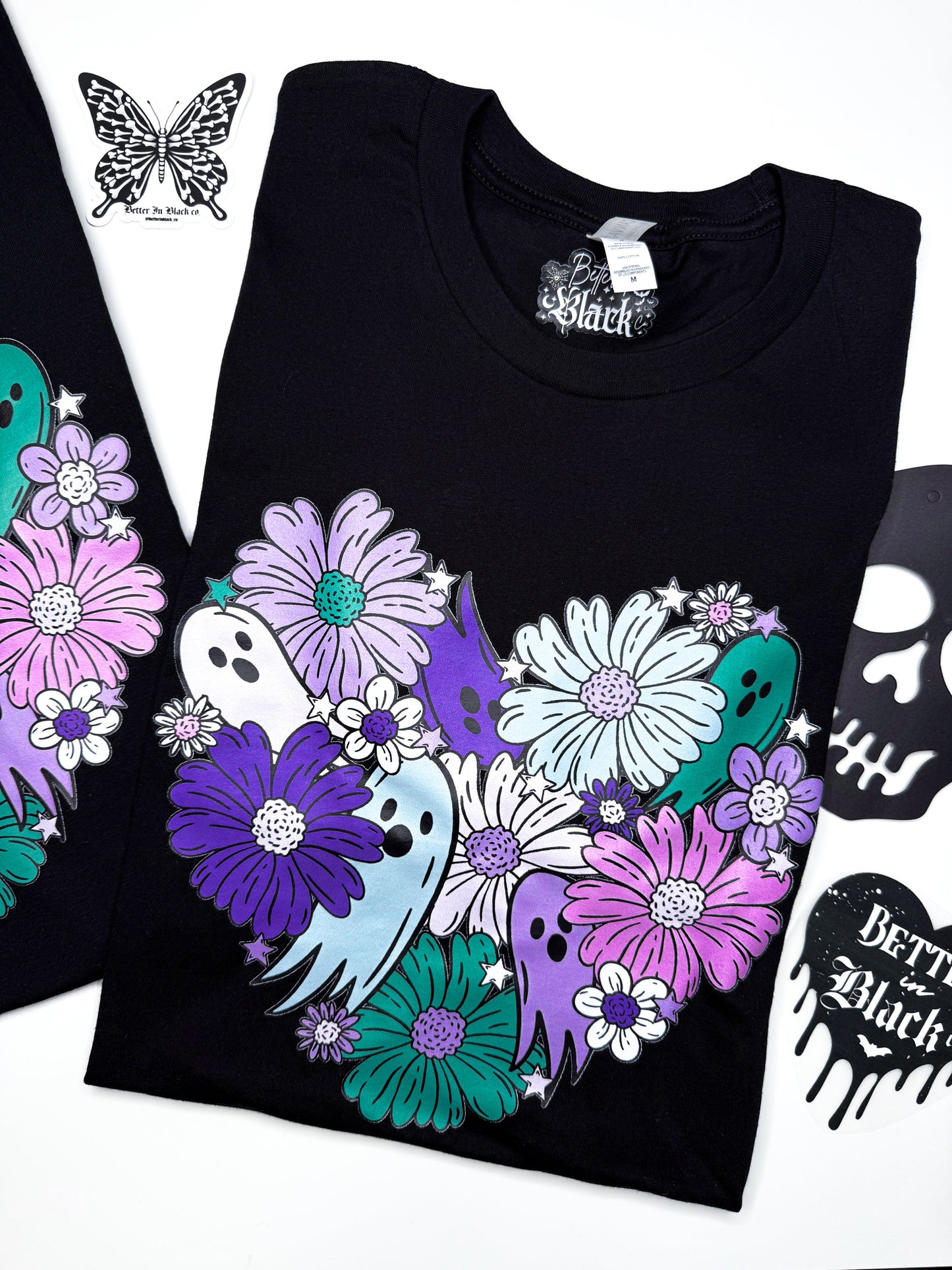 Ghostly Gardens  - Unisex Short Sleeve Tee