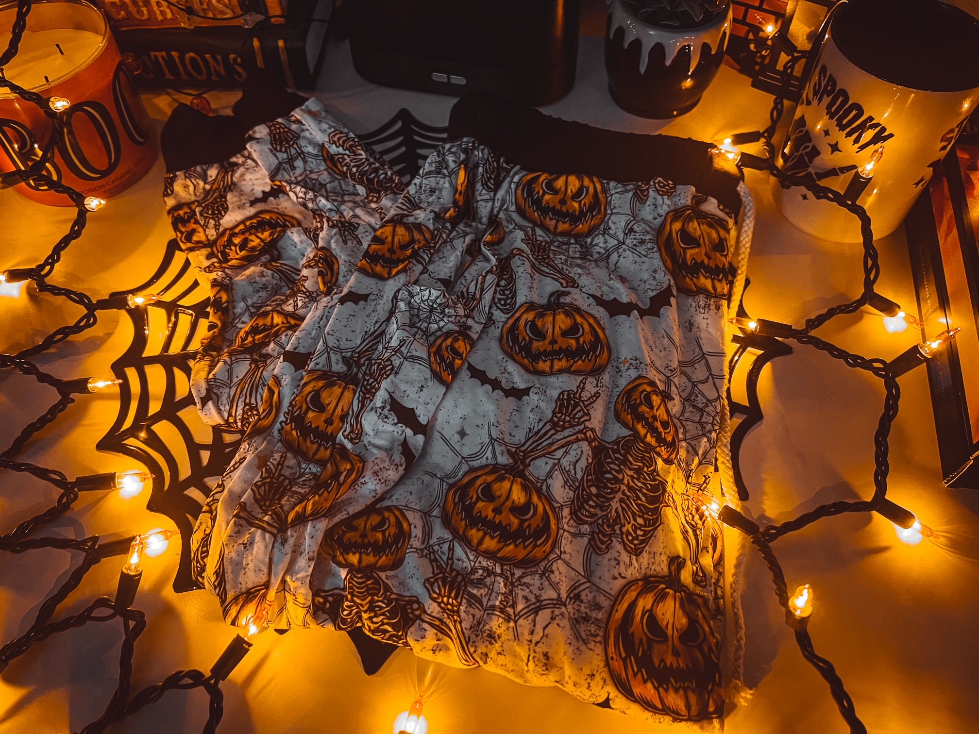 Women's Jogger - Skeleton Pumpkin - ready to ship