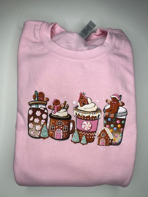 Pink Gingerbreads - Sweatshirt 2X