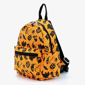Orange & Black Spooky Backpack Mini