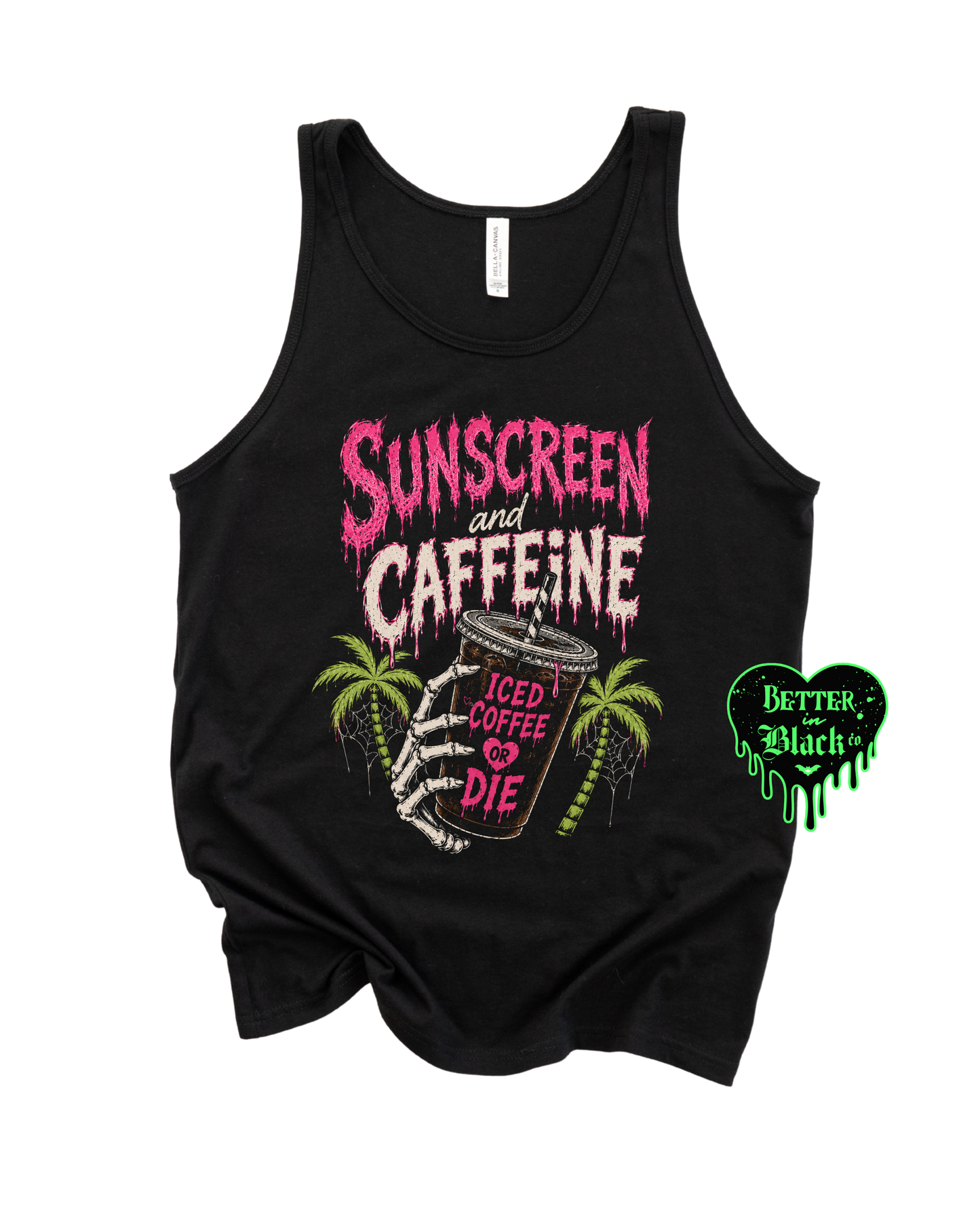 Sunscreen & Caffeine  - Unisex Tank