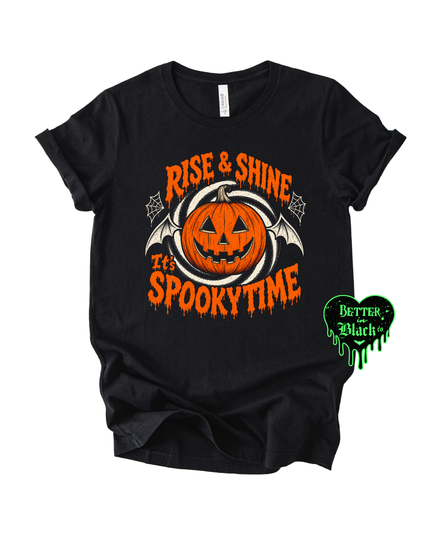 Rise & Shine, It's Spookytime  -  Unisex Short Sleeve Tee