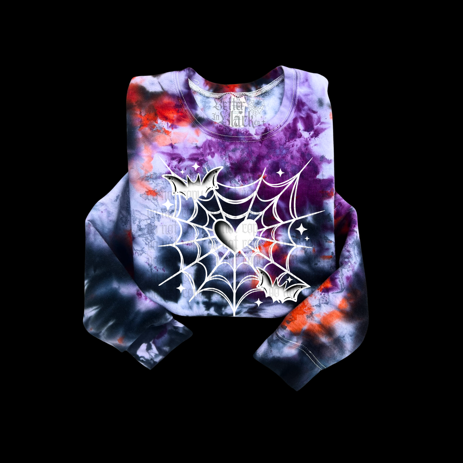 Wicked Webs Sweatshirt Iced Dyed- Adult Unisex - Pre Order Ends 08/11