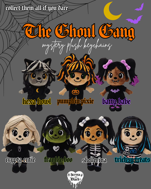 Mystery Plush Keychain - The Ghoul Gang - Pre Order