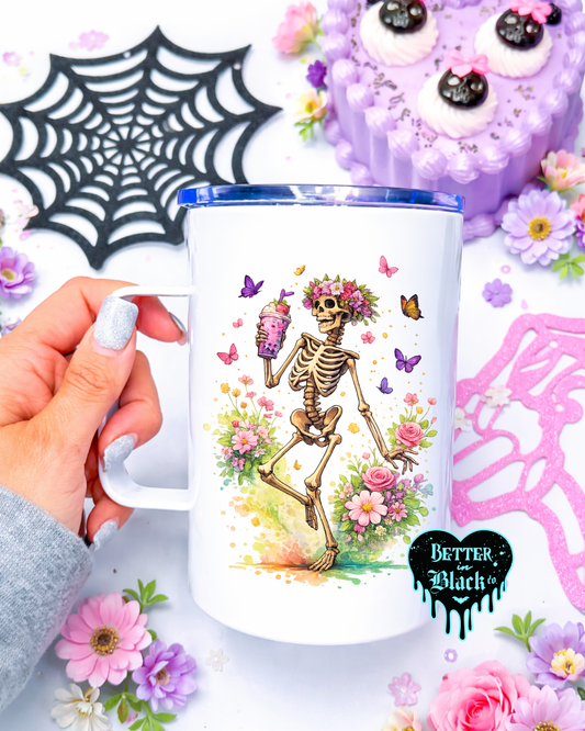 Garden Ghoul - Stainless Steel 16Oz Mug - W/Straw