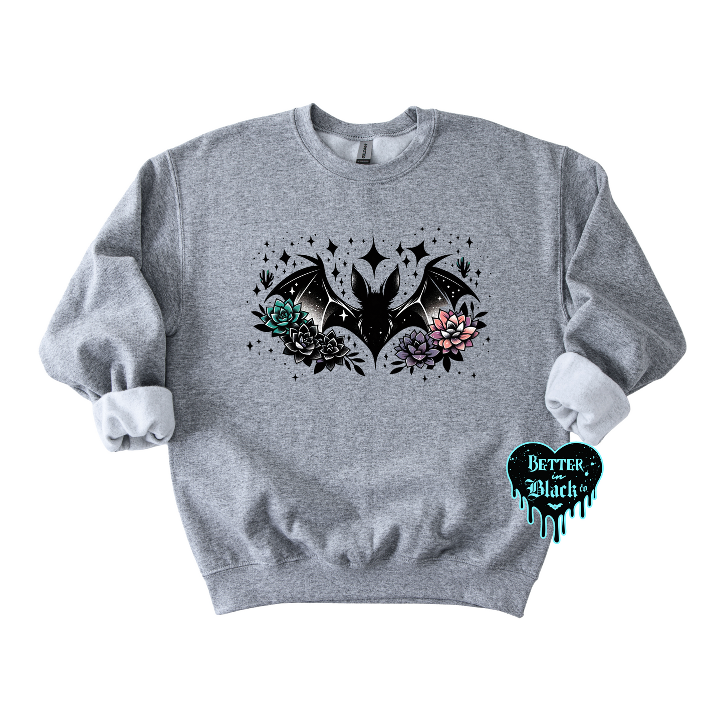 Midnight Garden Bat -   Unisex Adult Sweatshirt
