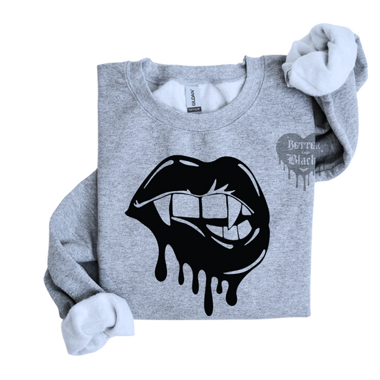 Vampire Lips  -   Unisex Adult Sweatshirt