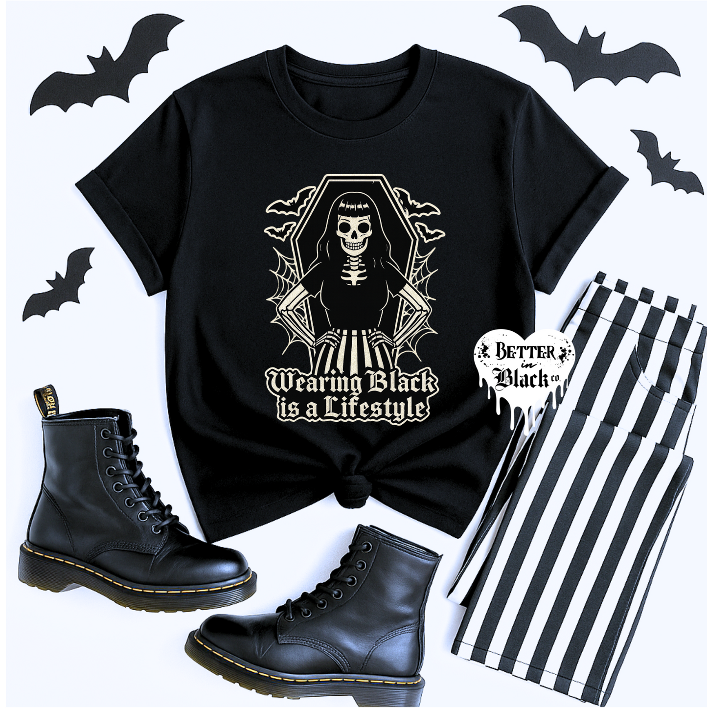 Wearing black is a lifestyle - Adult Unisex - Short Sleeve Tee