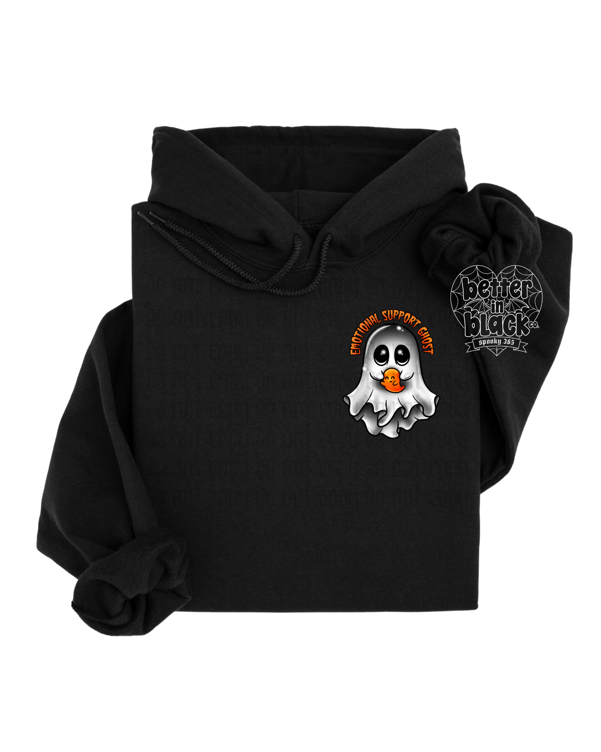 Emotional Support Ghost - Hoodie Sweater - Adult Unisex