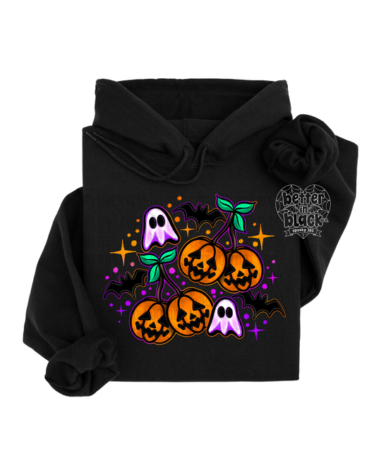 Cherry Pumpkin   - Hoodie Sweater - Adult Unisex