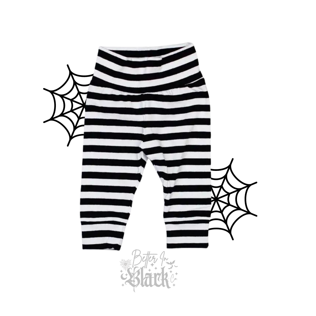 Baby/Kid Striped Leggings - NB -4T