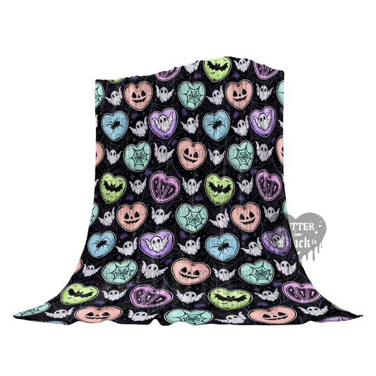 Valentine’s Blanket - Spooky Hearts