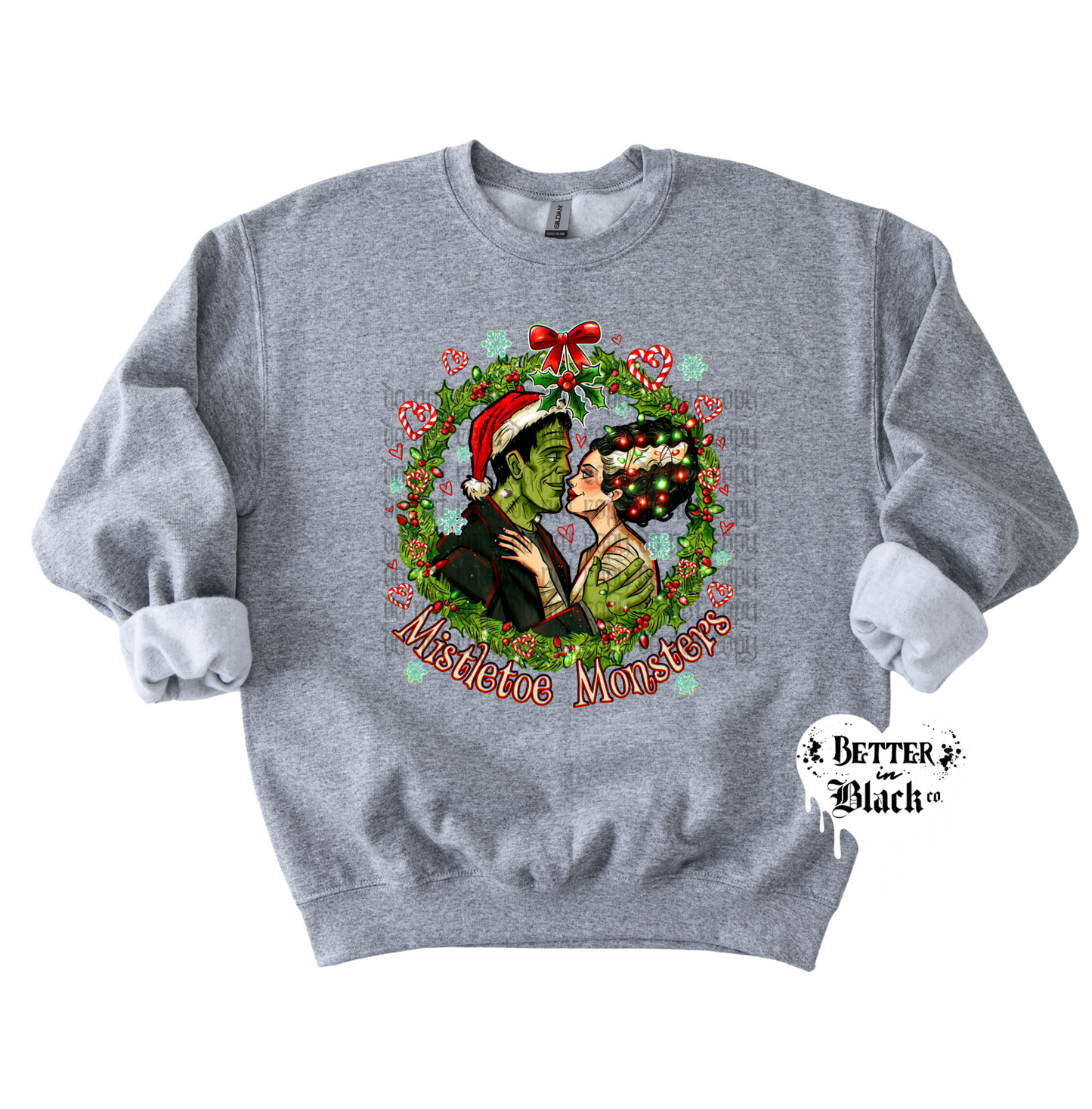 Mistletoe Monsters -  Unisex Adult Sweatshirt