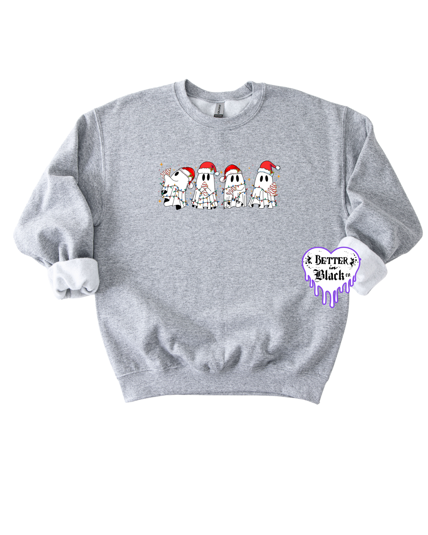Christmas Cakes Ghosts -   Unisex Adult Sweatshirt -