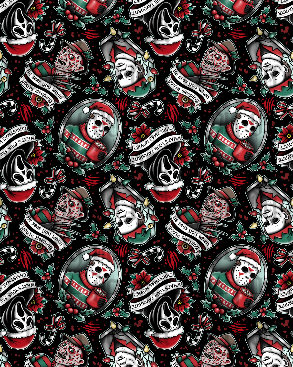 Horror Creepmas  - Creepmas Blanket 50X80 - TAT 4-6 WEEKS