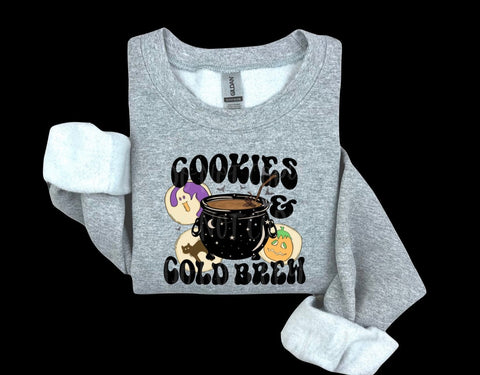 Cookies + Cold Brew   - Adult Unisex Sweatshirt