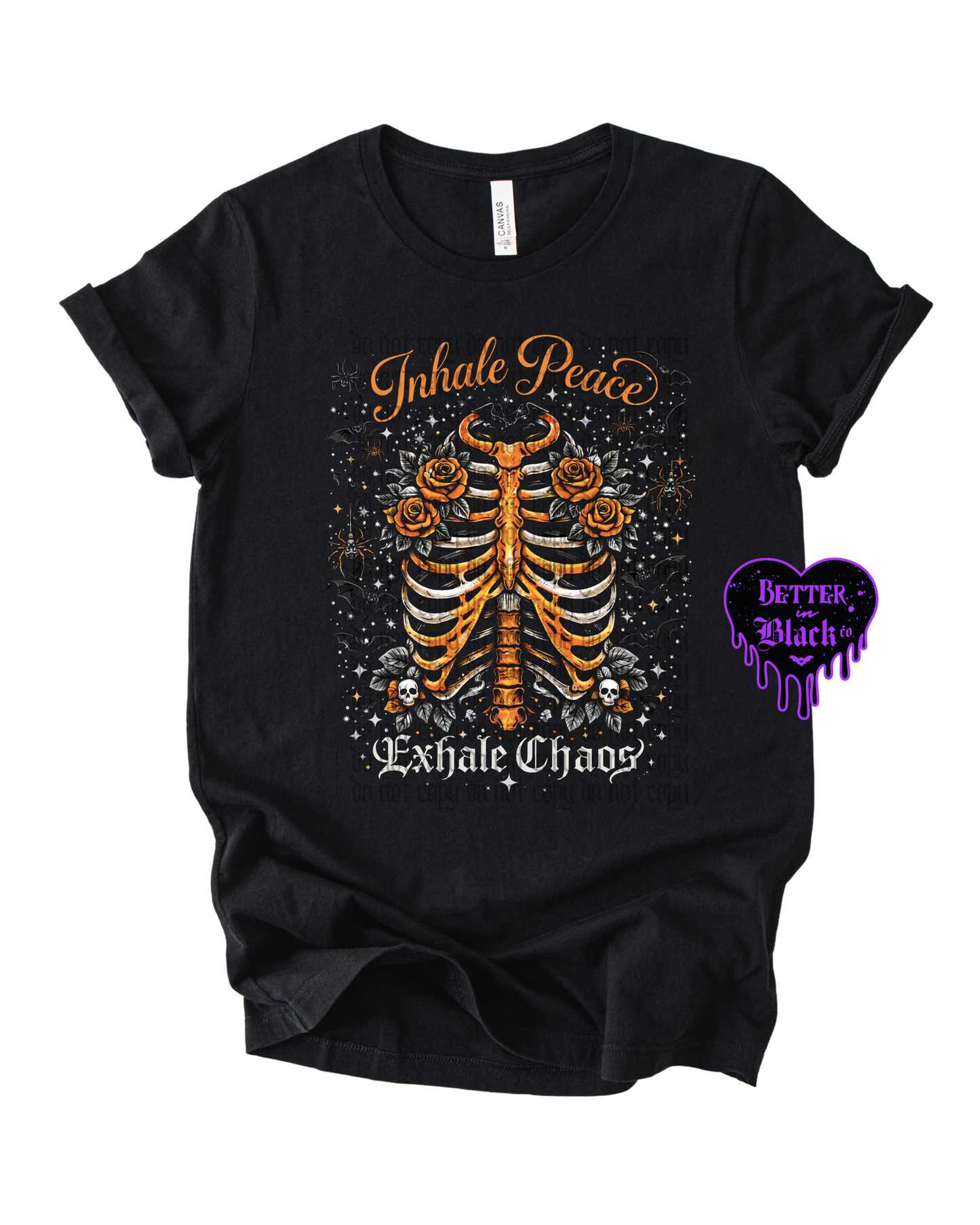 Inhale peace Exhale Chaos -  Adult Unisex Tee