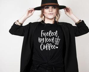 Fueled by Iced Coffee - Adult Unisex Tee
